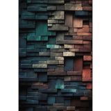 rugs modern Kerpiç Desenli Dokuma Taban ve Yıkanabilir Halı miravip9380, 140 x 200