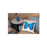 rugs modern Kırlent 1025 Mavi Kelebek Temalı Pillow39, 60 x 60
