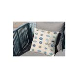 rugs modern Kırlent 1050 Bej Nazar Dikdörtgen Mavi Göz Temalı Pillow16, 60 x 60