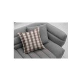rugs modern Kırlent 1078 Bej Ve Kahverengi Ekose Temalı Pillow38, 60 x 60