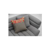 rugs modern Kırlent 1210 Dama Ve Kırmızı Güller Temalı Pillow26, 60 x 60