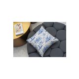 rugs modern Kırlent 955 Blue Blanc Temalı Açık Gri Mavi Pillow27, 45 x 45
