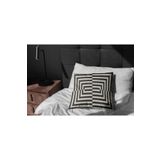 rugs modern Kırlent 989 Çizgili Modern Siyah Beyaz Pillow13, 45 x 45