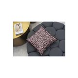 rugs modern Kırlent Kılıfı 1044 Pembe Leopar Desenli, 45 x 45