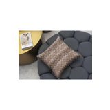 rugs modern Kırlent Kılıfı 948 Zigzag Kahverengi Bej, 60 x 60