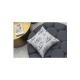 rugs modern Kırlent Kılıfı Blue Blanc Temalı Beyaz Mavi 955, 45 x 45