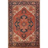 rugs modern Kırmızı Çerçeveli Yıldızlı Geleneksel Pofidik Yapılı Dokuma Taban Yıkanabilir Halı miravip9122, 120 x 200