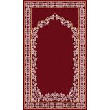 rugs modern Kırmızı Çiçek Desenli Seccade 70x120