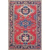 rugs modern Kırmızı Geleneksel Temalı Desenli Dokuma Taban Halı ve Yıkanabilir Halı aloha59, aloha59-140x200