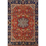rugs modern Kırmızı Krem Yıldızlı Geleneksel Dokuma Taban Yıkanabilir Halı Miravip9104, 100 x 100