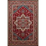 rugs modern Kırmızı Mavi Renkli Yıldızlı Geleneksel Modern Dokuma Taban Ve Dekoratif Halı Miravip106, 150 x 150