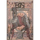 rugs modern Köpek Hayvan Renkli Desenli Dokuma Taban Miravip710, 100 x 100
