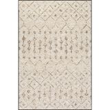 rugs modern Krem Tonlarda Küp Geometrik Baklavalı Desenli Dokuma Taban ve Yıkanabilir Halı miravip9387, 140 x 200