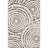 rugs modern Latin Alfabeli Yuvarlak Modern Desenli Dokuma Taban ve Yıkanabilir Halı miravip9423, 100 x 250