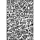 rugs modern Matematiksel Sonsuz Çizgili Desenli Dekoratif ve Yıkanabilir Halı miravip9295, 140 x 200