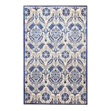rugs modern Mavi Beyaz Blue Blanc Çini Desen Osmanlı Esintisi Dekoratif Halı 1716, 80 x 150