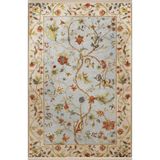 rugs modern Mavi Temalı Çok Renkli Çiçek Sarmaşık Desenli Kreatif Modern Dekoratif Halı 2565, 140 x 200