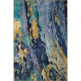 rugs modern Mavi Ton Çok Renkli Soyut Abstract Desenli Kreatif Modern Dekoratif Halı 3967, 140 x 200