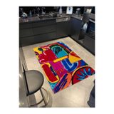 rugs modern Meyve Desenli Karışık Canlı Renkli Dekoratif Halı miravip598, 140 x 200