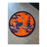 rugs modern Mira 1032 Yuvarlak Doğa Ev Temalı Dokuma Taban Halı, 150 x 150