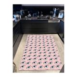 rugs modern Mira 1053 Pembe Mavi Göz Dokuma Taban Halı, 140 x 200