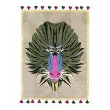 rugs modern Mira 1193 Figürlü Çok Renkli Püsküllü Dokuma Taban Halı, 140 x 200