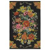 rugs modern Mira 932 Karabağ Desenli Vintage Çok Renkli Dokuma Taban Halı, 80 x 200