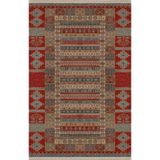 rugs modern Mira Kırmızı Temalı Geleneksel Motif Desenli Vintage Dekoratif Halı Mira 1554, 140 x 200