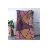 rugs modern Mira Mor Turuncu Ton Geometrik Üçgen Desenli Modern Dekoratif Halı Mira 1568, 155 x 230