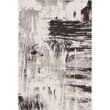 rugs modern Mira Siyah Gri Soyut Desen Dekoratif Halı Mira 1493, 140 x 200