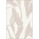 rugs modern Modern Kream Temalı Desenli Dokuma Taban ve Yıkanabilir Halı miravip9525, 140 x 200