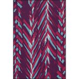 rugs modern Mor Çapraz Etnik Geometrik Desenli Dekoratif Yıkanabilir Halı miravip8465, 100 x 200