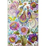 rugs modern Mor Çiçekli Floral Modern Dekoratif Halı miravip153, 100 x 250