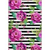 rugs modern Mor Çiçekli Renkli Desenli Dokuma Taban Halı miravip1098, 100 x 250