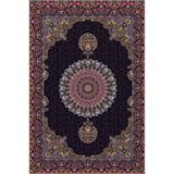 rugs modern Mor Pembe Temalı Çok Renkli Geleneksel Motif Etnik Desenli Vintage Dekoratif Halı 4898, 100 x 150