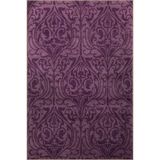 rugs modern Mor Pembe Temalı Karma Soyut Desenli Kreatif Modern Dekoratif Halı 3127, 80 x 300