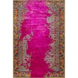 rugs modern Mor Renkli Desenli Modern Desenli Dokuma Taban ve Dekoratif Yıkanabilir Halı miravip8632, 75 x 200