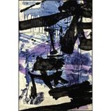 rugs modern Mor Temalı Desenli Modern Dekoratif Halı ve Yıkanabilir Halı miravip9588, 75 x 150