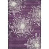 rugs modern Mor Tonlu Örümcek Ağlı Geometrik Dokuma Taban Yıkanabilir Halı miravip8351, 75 x 150