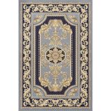 rugs modern Mor ve Karışık Renkli Çiçekli Floral Geometrik Modern Dekoratif Halı miravip193, 75 x 150