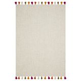 rugs modern Moroccan 9003 Bej Renkli Püsküllü Bohomian Ve Modern Kilim, 77 x 150