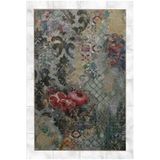 rugs modern Pastel Çok Renkli Karma Şekiller Nar ve Çiçek Desenli Kreatif Modern Dekoratif Halı 5174, mira5174-140x200