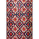 rugs modern Pembe Baklava Desenli Geometrik Modern Dekoratif Halı 4443, 140 x 200