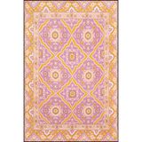 rugs modern Pembe Baklavalı Geometrik Modern Dekoratif Halı miravip217, 140 x 200
