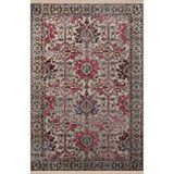 rugs modern Pembe Bej Temalı Çok Renkli Geleneksel Motif Desenli Vintage Dekoratif Halı 2792, 140 x 200