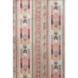 rugs modern Pembe Bej Ton Dikey Şerit Bölme Karma Şekil Desenli Kreatif Modern Dekoratif Halı 2311, 120 x 180
