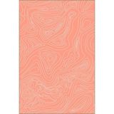 rugs modern Pembe Çizgili Desenli Dekoratif ve Yıkanabilir Halı miravip9291, 75 x 200