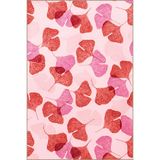 rugs modern Pembe Kırmızı Temalı Çiçek Gül Desenli Kreatif Modern Dekoratif Halı 2012, 140 x 200