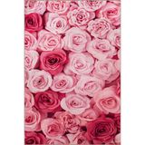 rugs modern Pembe Kırmızı Temalı Çiçek Gül Desenli Kreatif Modern Dekoratif Halı 2290, 140 x 200