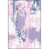 rugs modern Pembe Pastel Boyalı Temalı Dokuma Taban Halı ve Yıkanabilir Halı miravip10316, 70 x 120
